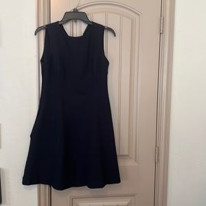 Spanx “The Perfect Fit Flare Dress” Navy size medium- wore once